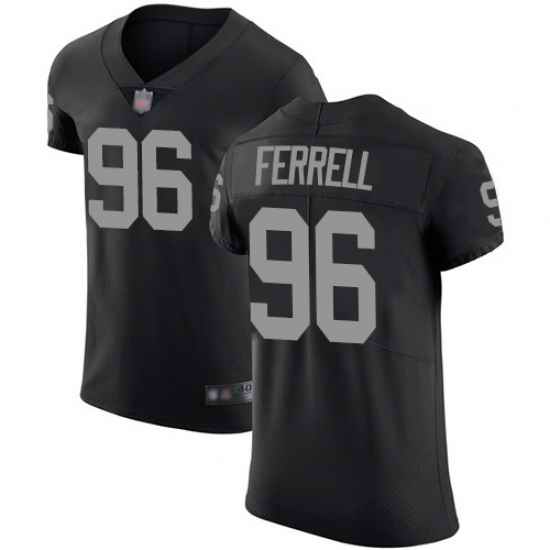 Raiders 96 Clelin Ferrell Black Team Color Men Stitched Football Vapor Untouchable Elite Jersey